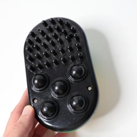 Homedics Lady Bug Massager Portable‎ Battery Yellow Green PM-8 Vintage - Picture 4 of 8